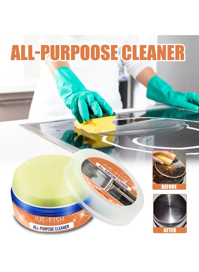 Jue-Fish Kitchen Multi-Purpose Cleaner Range hood, stainless steel pots, pans, stain removers, rust and oil cleaner - Image 4